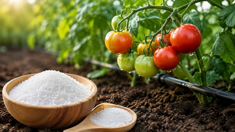 سولفات پتاسیم برای رشد و باردهی گیاهان